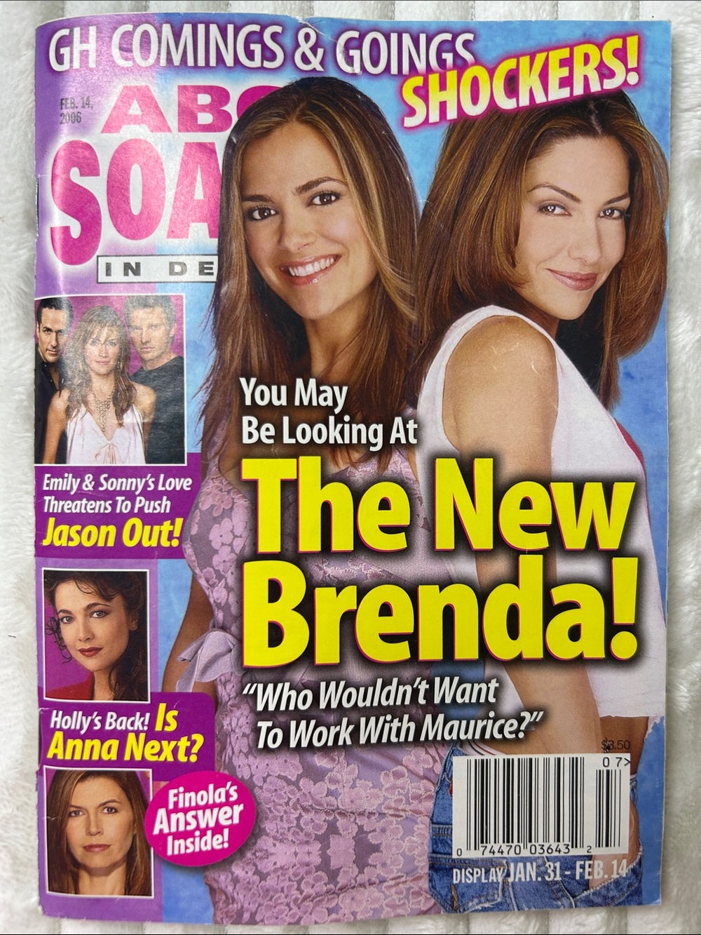 01/31/2006 - 02/14/2006 Vintage ABC Soaps in Depth Magazine Vilume 10 Issue 7
